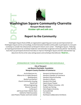 FT Washington Square Community Charrette