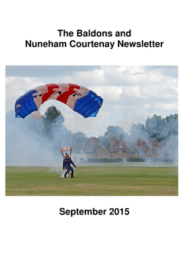 The Baldons and Nuneham Courtenay Newsletter September