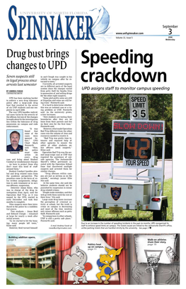 Drug Bust Brings Changes to UPD Speeding