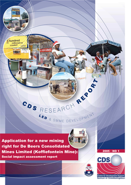 (Koffiefontein Mine): Social Impact Assessment Report