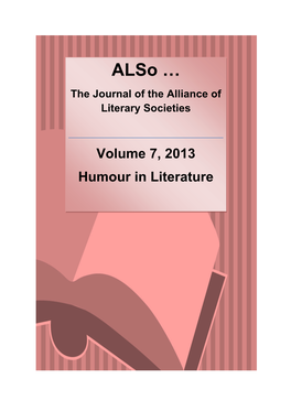 Also … the Journal of the Alliance of Literary Societies