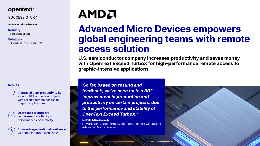 Advanced Micro Devices - DocsLib