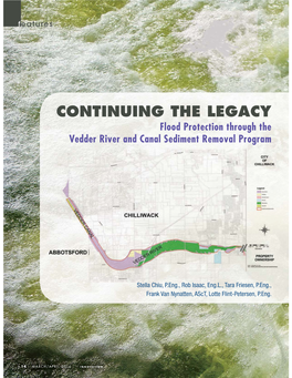 "Continuing the Legacy" Flood Protection Through the Vedder River