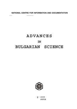 Advances Bulgarian Science