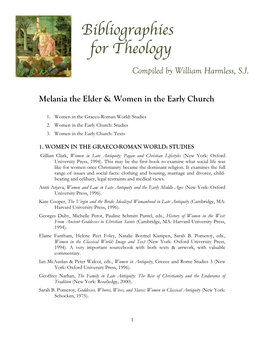 Melania the Elder & Women in the Early Church