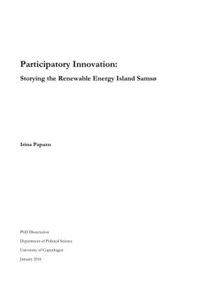Participatory Innovation: Storying the Renewable Energy Island Samsø