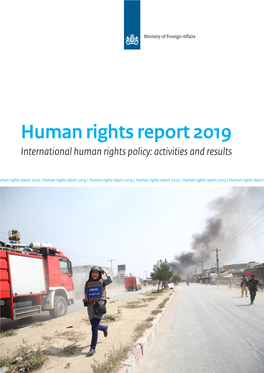 Human Rights Report 2019 International Human Rights Policy: Activities and Results