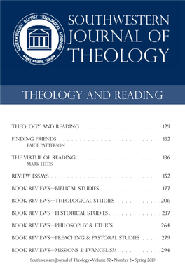Theology and Reading