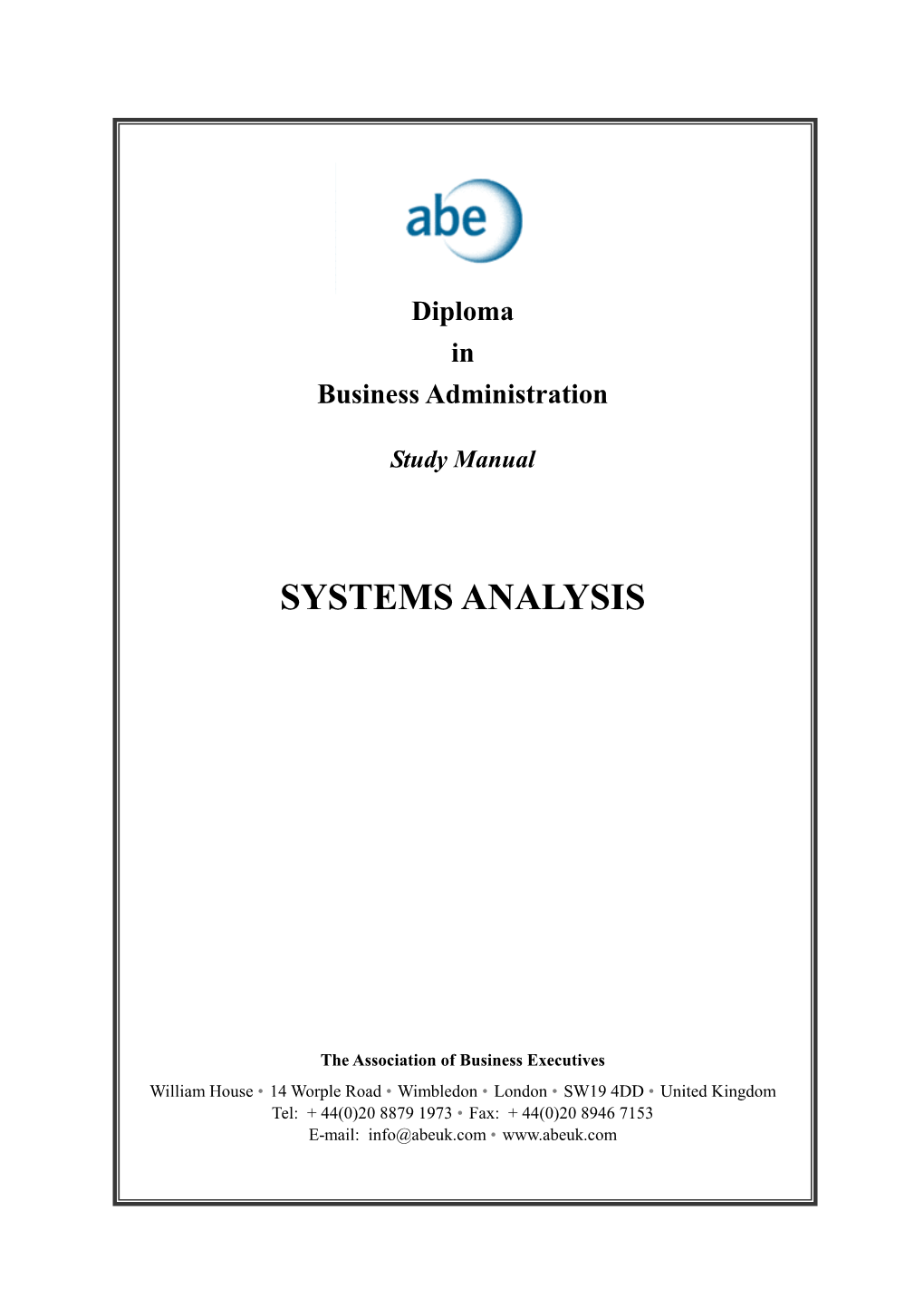 Systems Analysis.Pdf