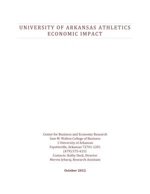 University of Arkansas Athletics Economic Impact