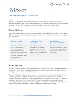The Platform for Data Experiences ___