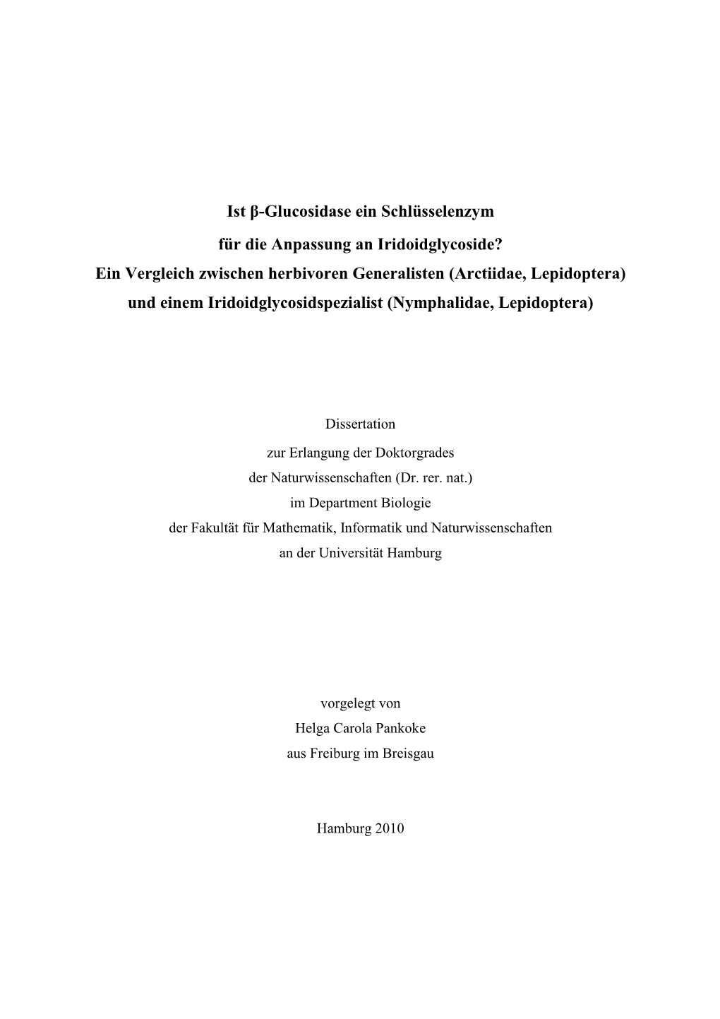 Ist Β-Glucosidase Ein Schlüsselenzym Für Die