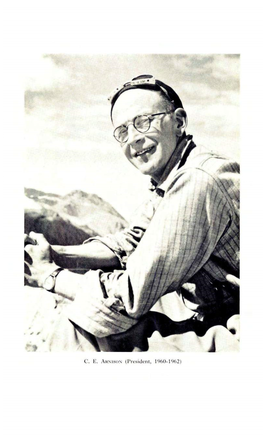 President, 1960-1962) the JOURNAL of the FELL & ROCK CLIMBING CLUB
