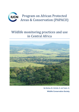Wildlife Monitoring Practices and Use in Central Africa