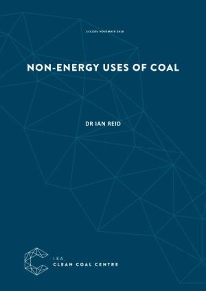 Non-Energy Uses of Coal