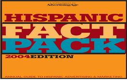 Hispanic Fact Pack 2004Edition