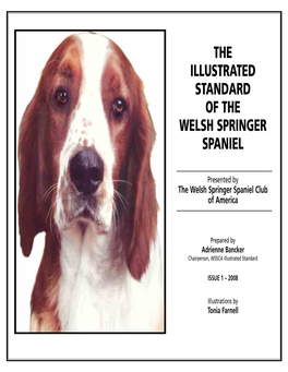 The Illustrated Standard of the Welsh Springer Spaniel