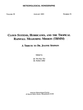 Meteorological Monographs