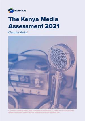 The Kenya Media Assessment 2021 Chaacha Mwita¹