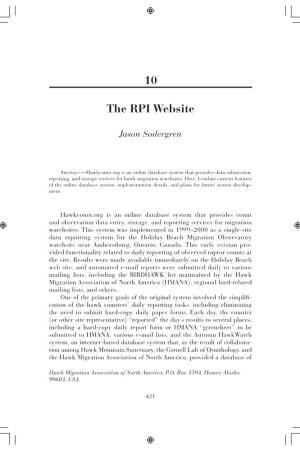 The RPI Website 10