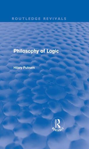 Philosophy of Logic (Routledge Revivals)