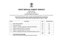 West Bengal Forest Service