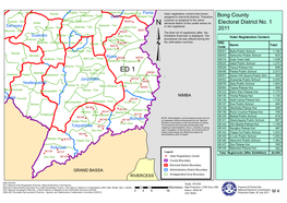 Electoral District No. 1 2011 Bong County