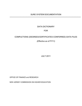 Sure System Documentation ______
