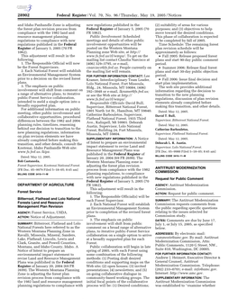 Federal Register/Vol. 70, No. 96/Thursday, May 19, 2005/Notices