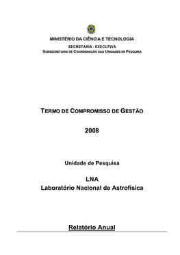 LNA Relatorio 2008