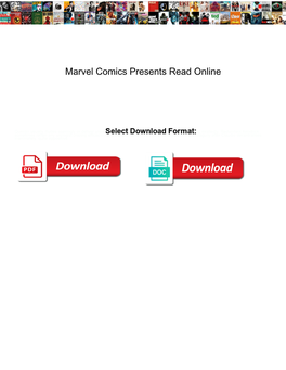 Marvel Comics Presents Read Online