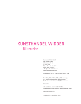 KUNSTHANDEL WIDDER Bilderreise