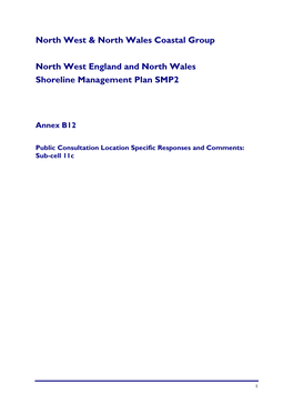 North West & North Wales Coastal Group North West England And
