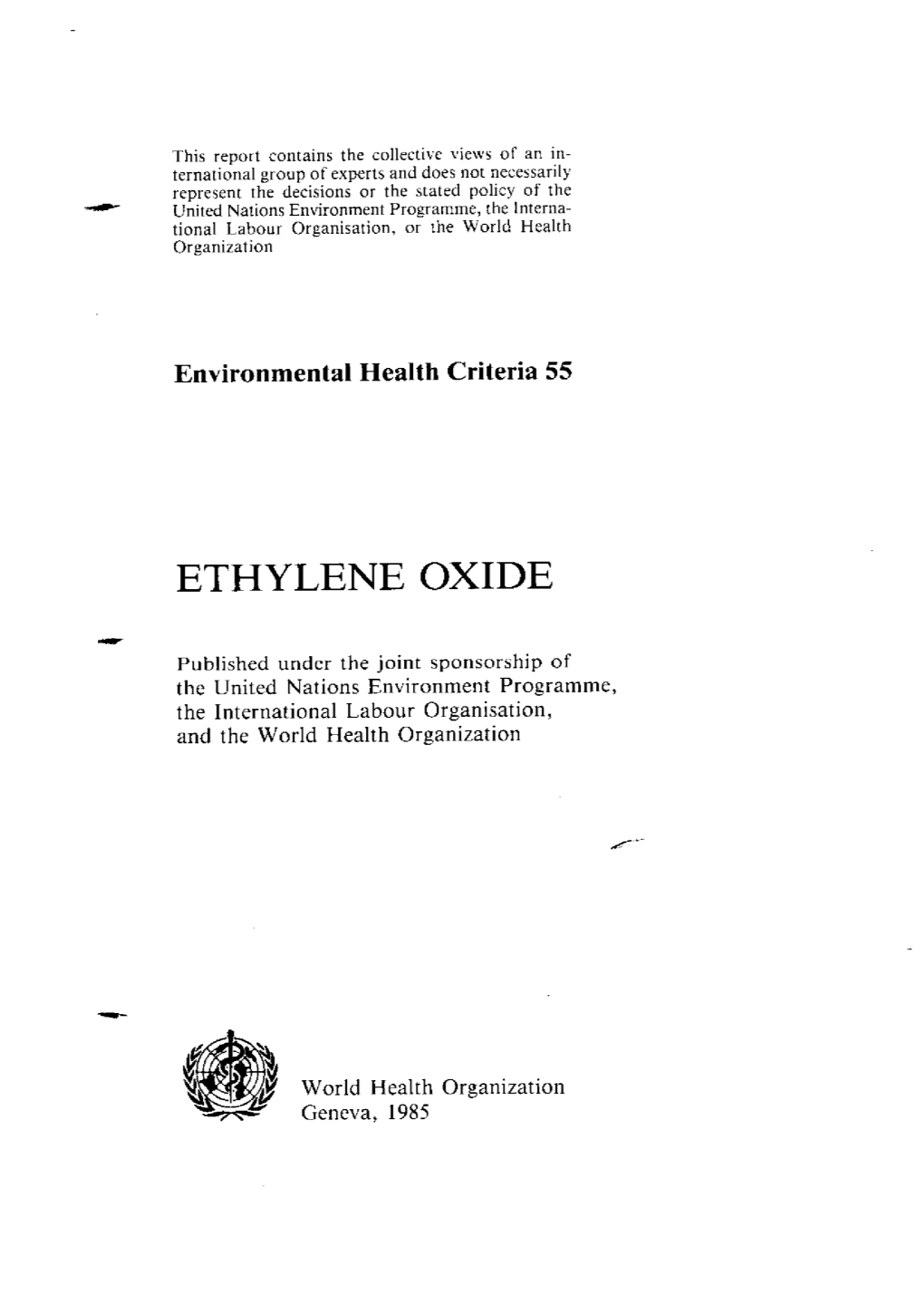 Ethylene Oxide