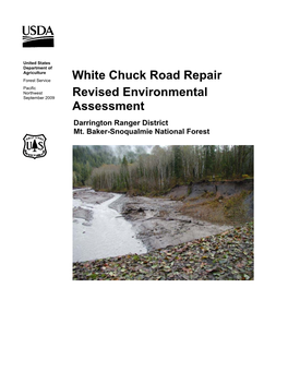 White Chuck Road Repair Revised Environmental Assessment
