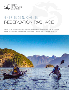 Reservation Package