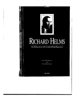 The Dismissal of Richard Helms
