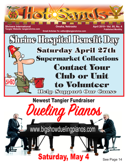 Shrine Hospital Benefit Day Saturday April 27Th Supermarket Collections Contact Your Club Or Unit