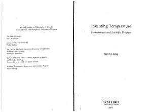 Inventing Temperature General Editor: Paul Hnmnhrf'vs