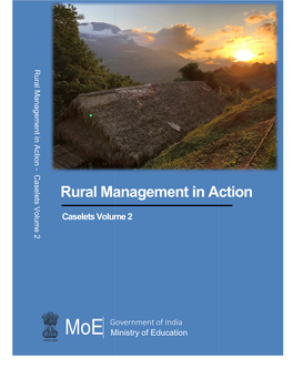 Rural Management in Action- Caselets Volume 2 Ii MGNCRE Table of Contents