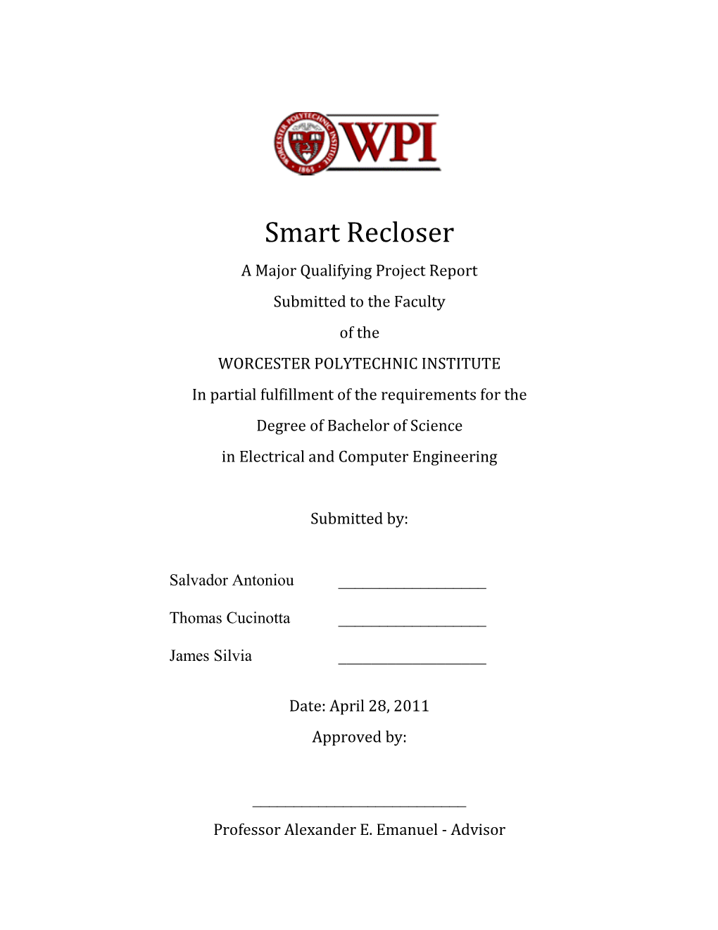 Smart Recloser