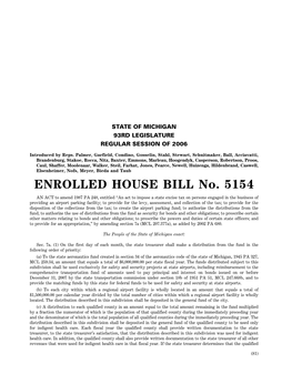 ENROLLED HOUSE BILL No. 5154