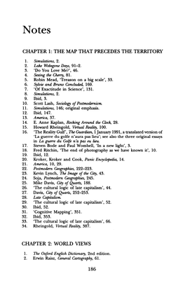 The Map That Precedes the Territory Chapter 2