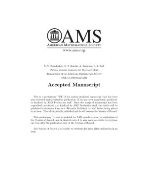 Pre-Publication Accepted Manuscript