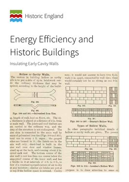 Early Cavity Walls This Guidance Note Has Been Prepared and Edited by David Pickles