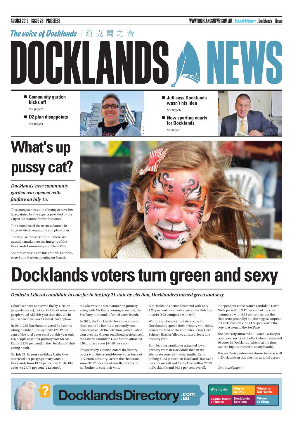 Docklands Voters Turn Green and Sexy