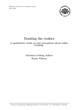 Tracking the Cookies a Quantitative Study on User Perceptions About Online Tracking
