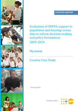 Evaluation of UNFPA Support to Population and Housing Census Data to Inform Decision-Making and Policy Formulation