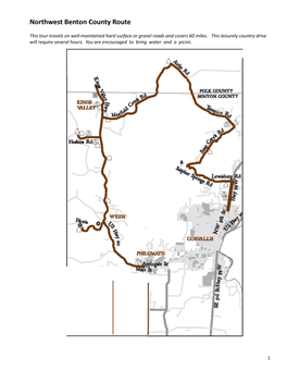 Northwest Benton County Route