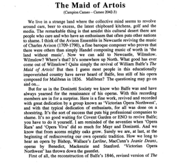 The Maid of Artois (Canpion Cameo - Cam€O 2042-3)